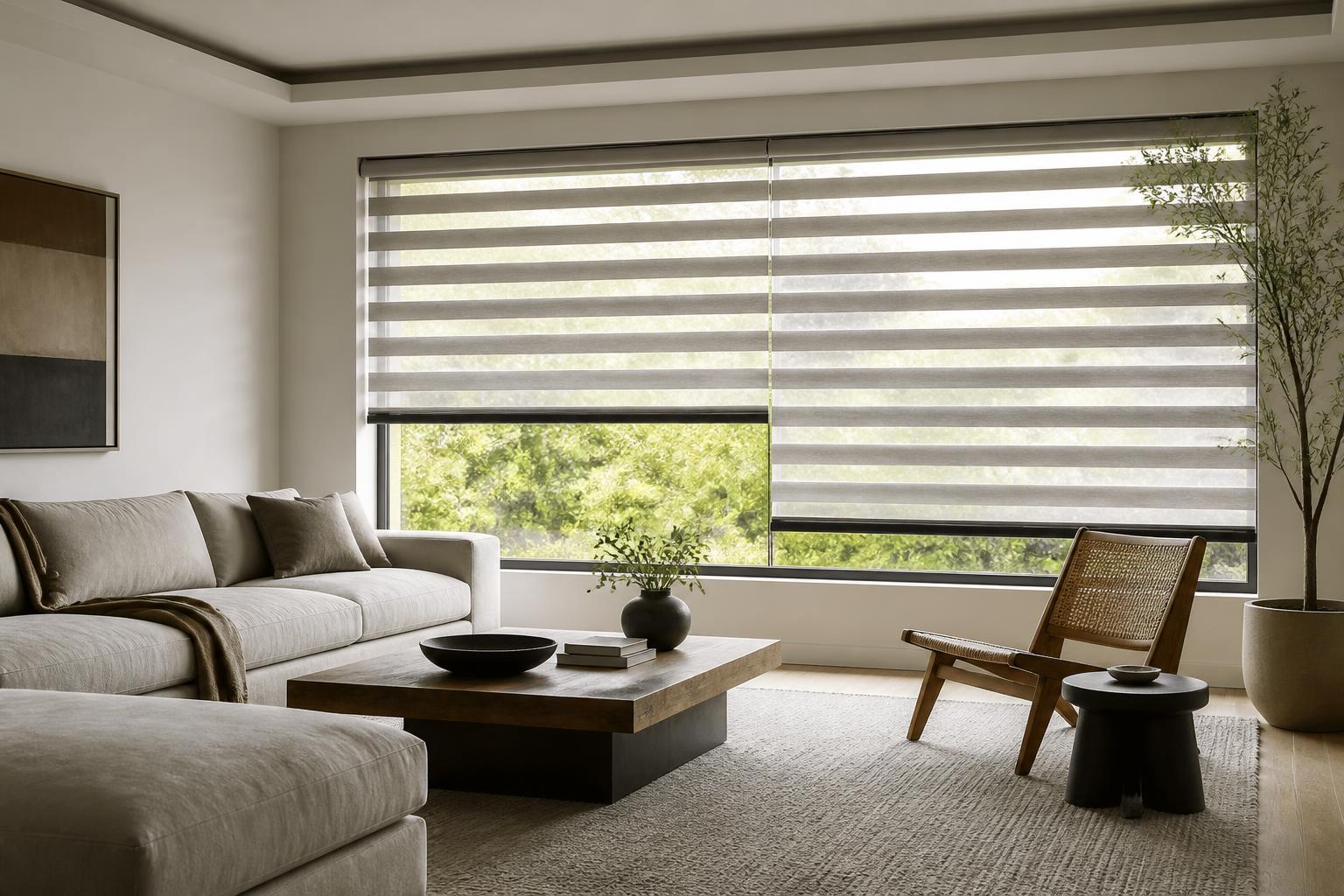 Layered Shades — Living Space